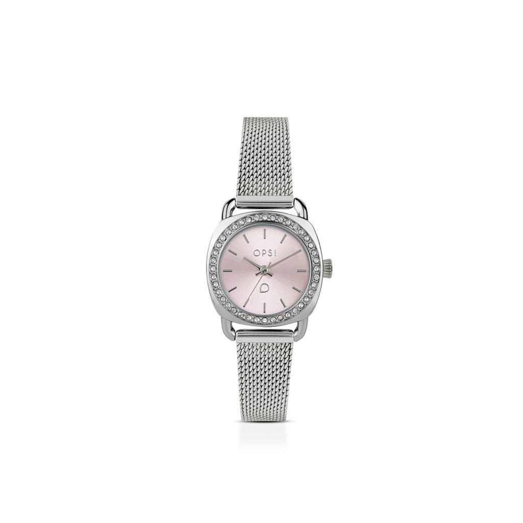 Orologio Collana O Bag THINY Orologio Con Cinturino Maglia Milano