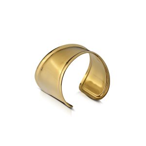 AURA bracciale rigido bangle finitura specchiata