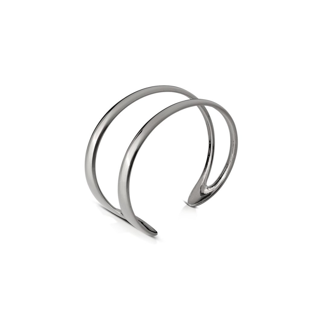 AURA bracciale rigido bangle liscio - immagine 2