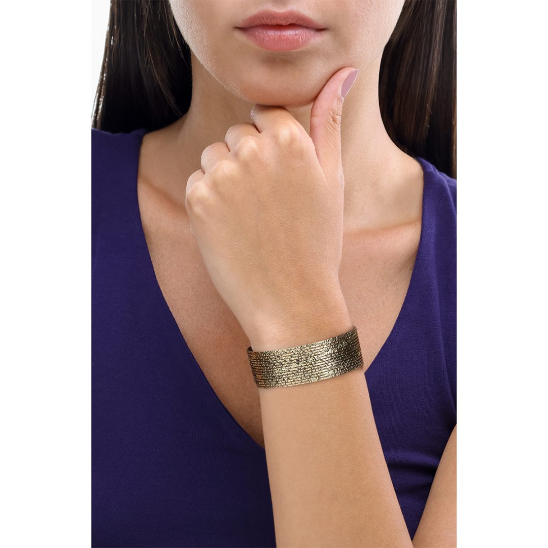AURA hammered rigid bracelet (Copia) - Image 2