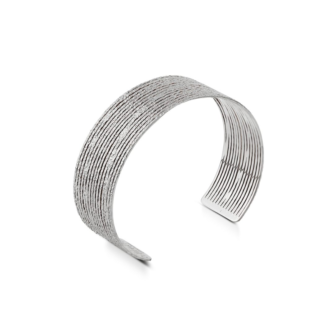 AURA hammered rigid bracelet (Copia) - Image 3
