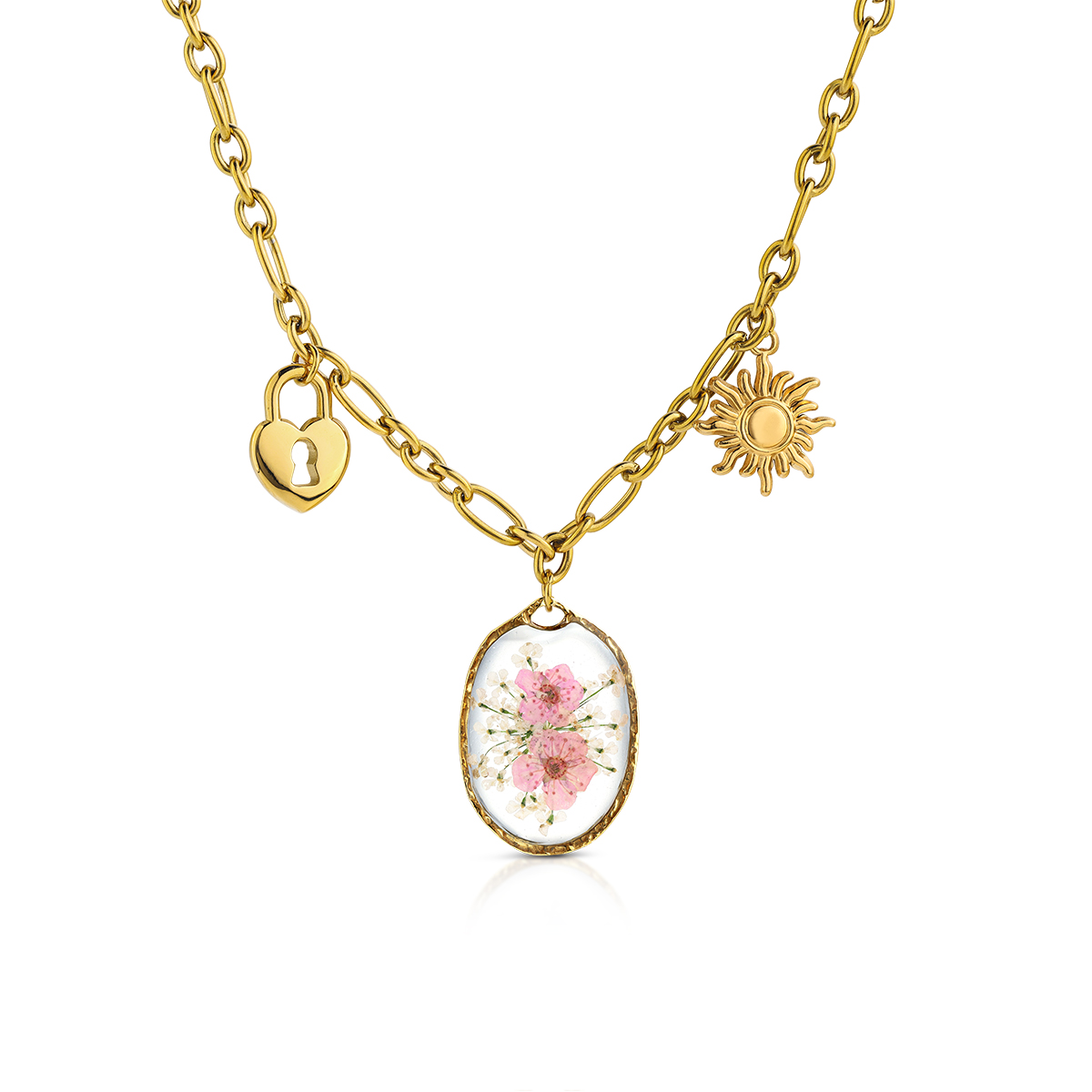 AMULET collana tre charms