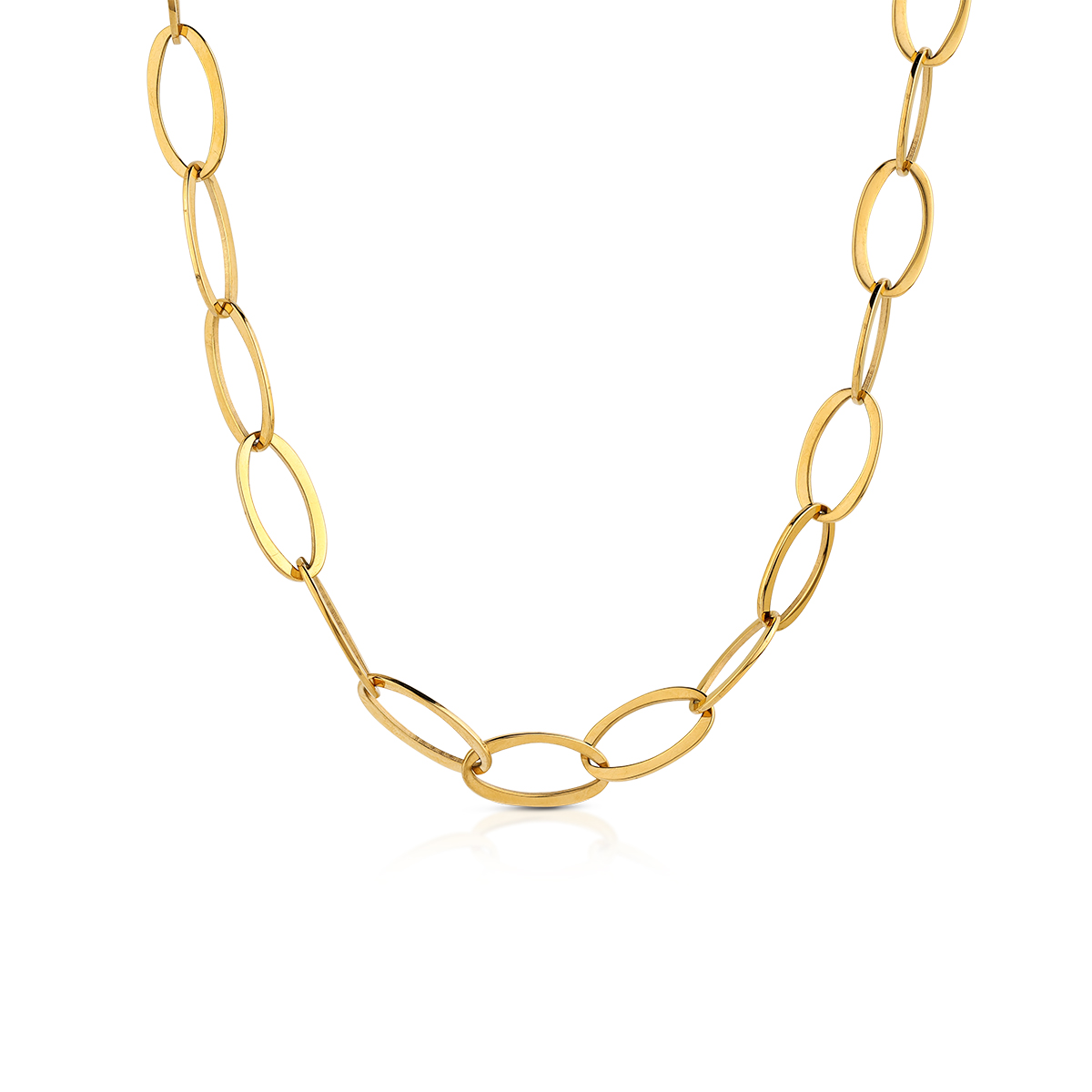 LINK Oval chain necklace