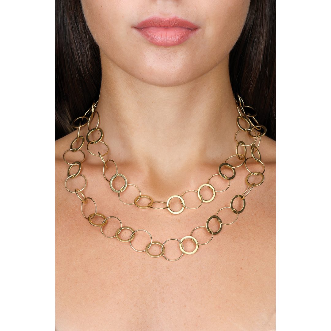 LINK collana catena link cerchio 85+5 cm - immagine 2