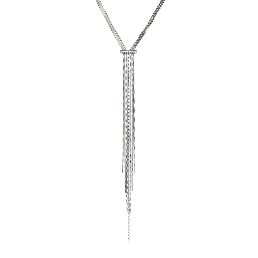 MULTILINE collana catena schiava con link centrale - immagine 3
