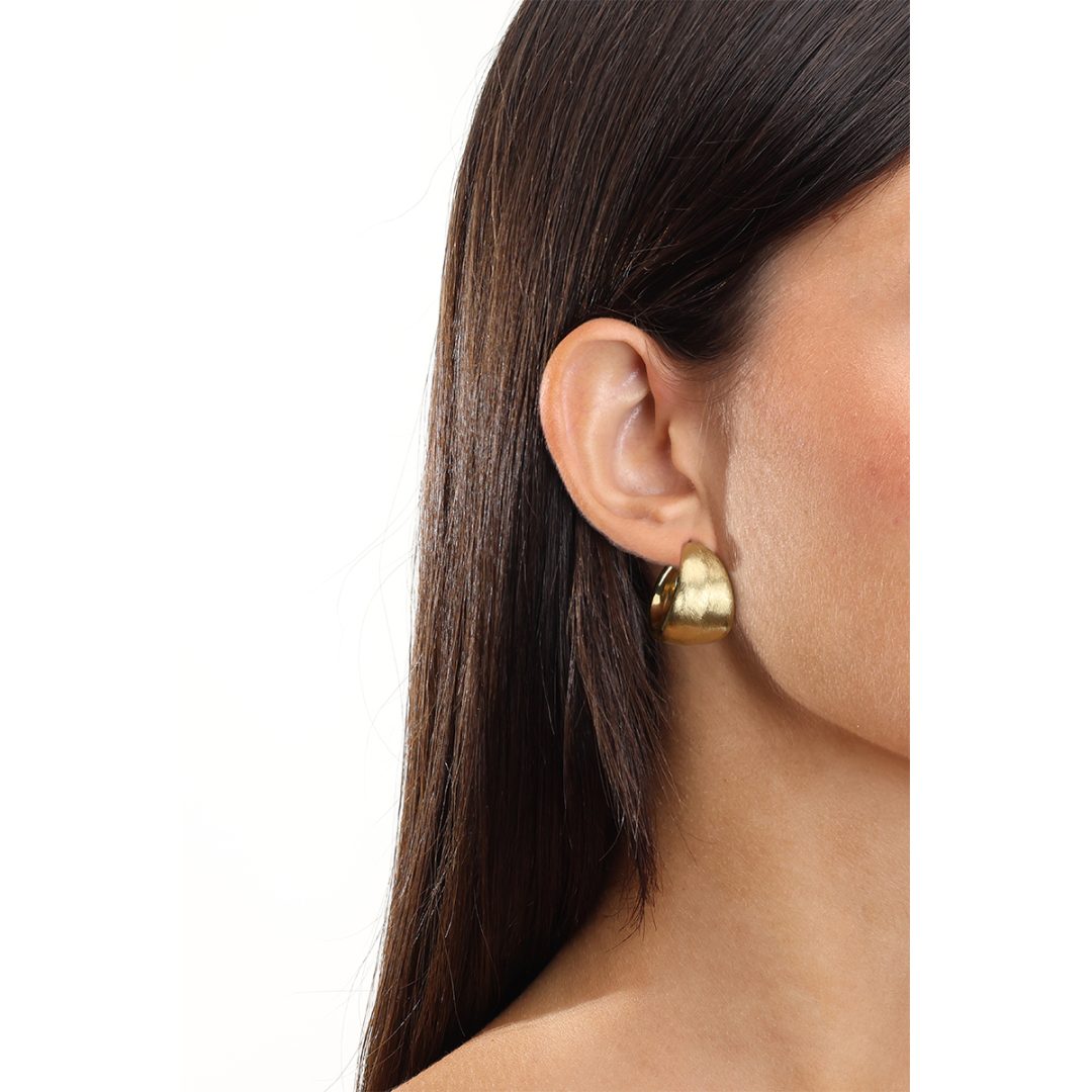 BOLD chunky hoop earrings, 2 cm - Image 2