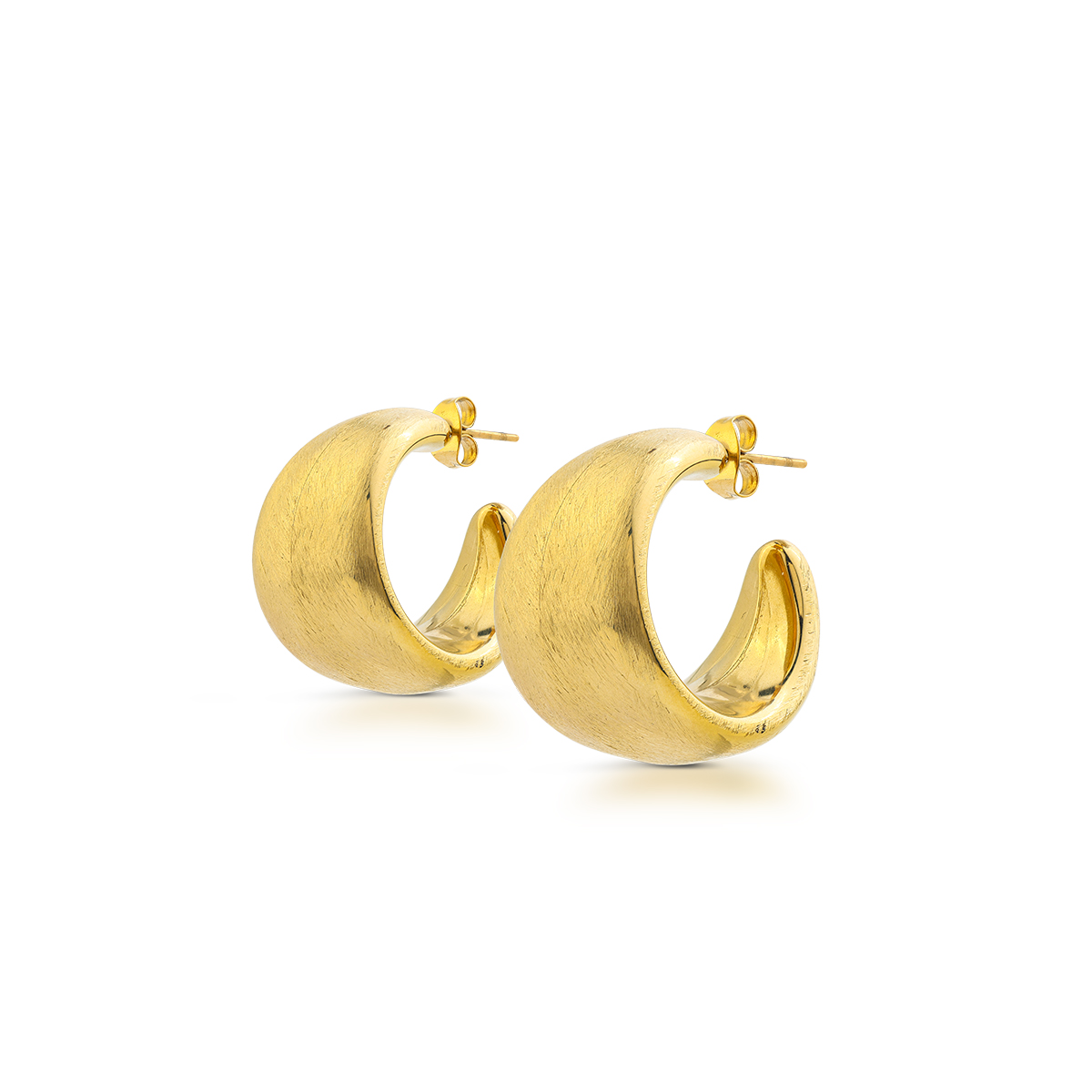 BOLD chunky hoop earrings, 2 cm