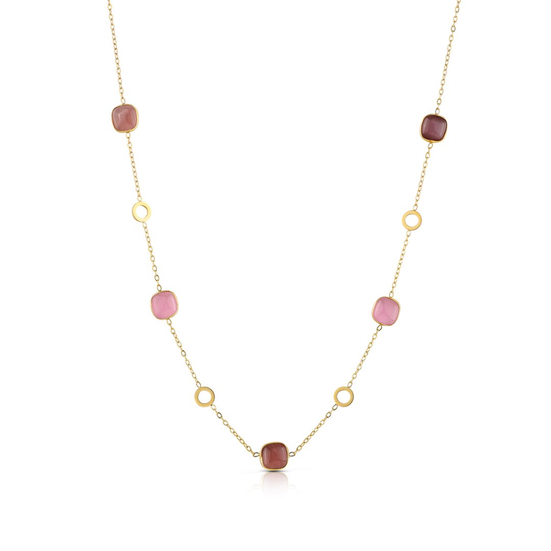 MOSAIC collana con pietre colorate - immagine 3